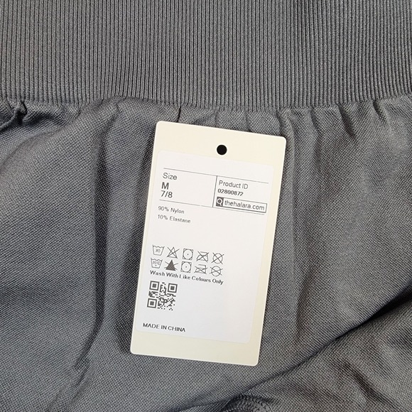 Halara Seamless Gray High Waisted Tummy Control Butt Lifting Yoga Leggings M 7/8 - Picture 4 of 8